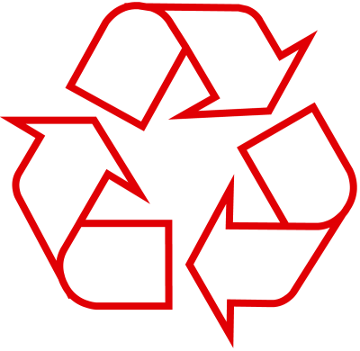 Red The Original Recycle Logo Images PNG Images