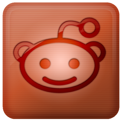 Reddit Glowing Social Network Icons Png PNG Images