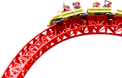 Fun Fair Roller Coaster Png PNG Images