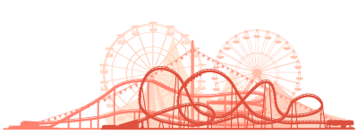 Red Roller Coaster Png PNG Images