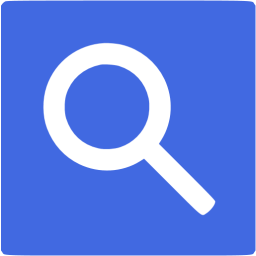Search Button Square Blue Free PNG PNG Images