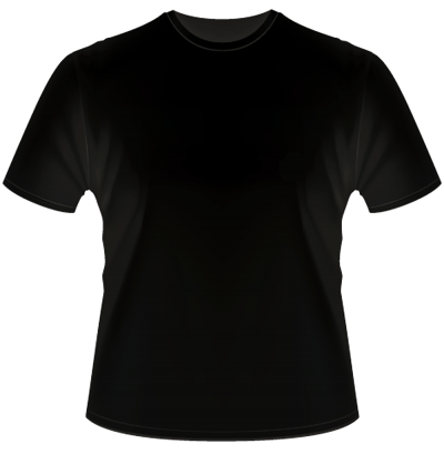 Simple Black T Shirt Transparent PNG Images