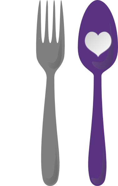 Spoon, Fork, Cutlery Heart Clip Art At PNG Images