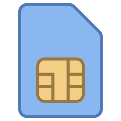 Mobile Sim Card Icon Clipart PNG Images
