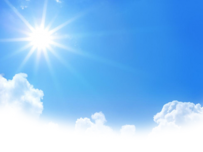 Sun And Blue Clouds Sky Photo Download PNG Images