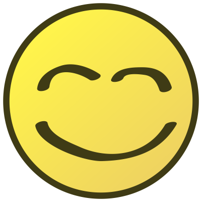Satisfied Smile Emoji Clipart Png Download PNG Images
