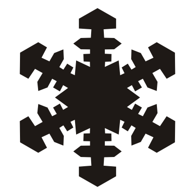 Protruding Brown Snowflake Pattern Icon HD Background PNG Images