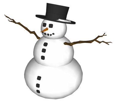 Snowman Photo Hd Background With Black Decoration PNG Images