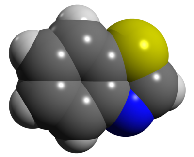 Benzothiazole Space Filling Png PNG Images