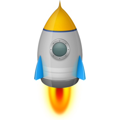 Space Rocket Silver Icon Png PNG Images