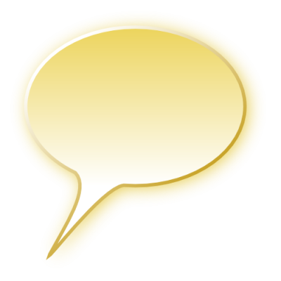 Speech Bubble Yellow Png Pic PNG Images