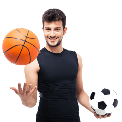 Sports Activities, Man, Basketball, Football PNG Images