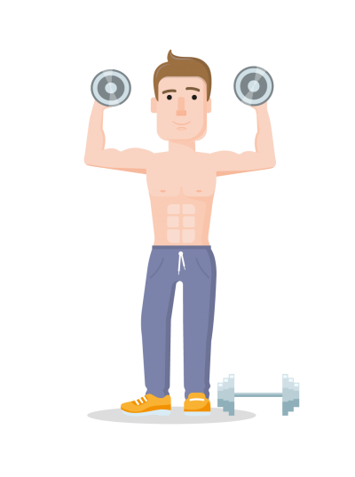 Man Doing Weightlifting, Sports Background Transparent Png Download PNG Images
