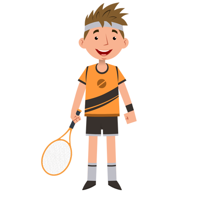 Rocket Sports Clipart Png Free Download, Player, Kids, Male PNG Images