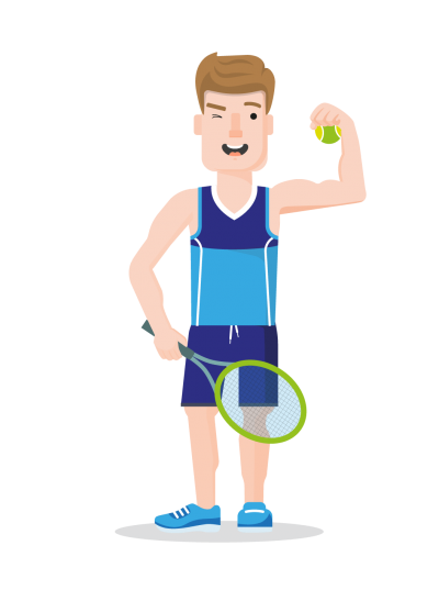 Cartoon Racket Sport Game Hd Free Download PNG Images