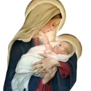 Baby And St. Mary, Mother Of Jesus Png Photo PNG Images