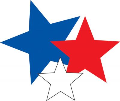Star Clipart Blue, Red, White Icon Clipart PNG Images