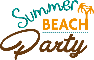 Summer Clipart Background Beach Party Graphics PNG Images
