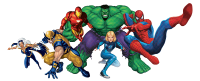 Collective Superheroes Clipart Transparent Png PNG Images