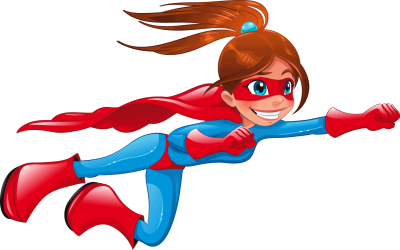 Superhero Girl Clipart Free Download PNG Images