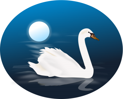 Clipart Blue Swan Photo PNG Images