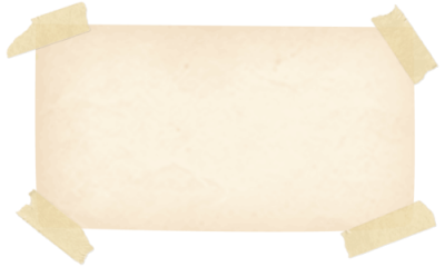 Note Paper Affixed With Tape Free Transparent PNG Images