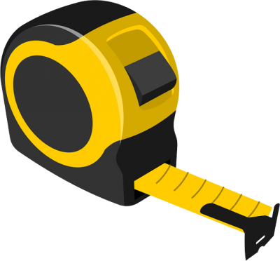 Yellow Measure Tape Transparent Background PNG Images