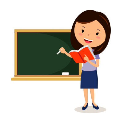 Teacher Images Hd Cartoon Drawing, Blackboard, Chalk, Markers PNG Images
