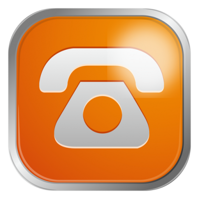 Orange Telephone Icon Transparent Png PNG Images