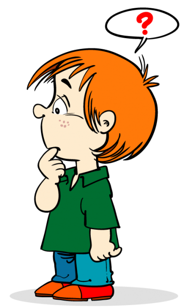 Thinking Boy Clipart Transparent PNG Images