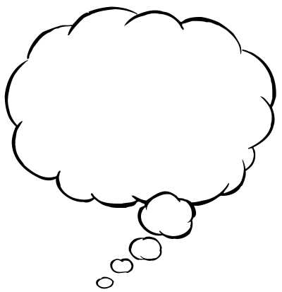 Thinking Bubble Png PNG Images