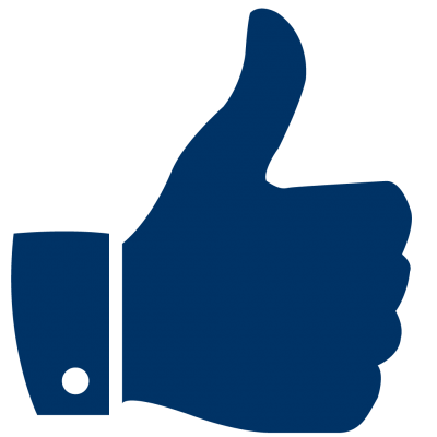 Navy Blue Youtube Thumbs Up Sign Button Transparent Free PNG Images