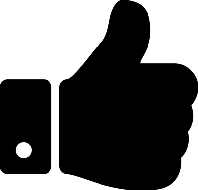 Youtube Black Thumbs Up Png Hd PNG Images