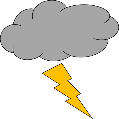 Clipart Thunder And Lightning Picture PNG Images