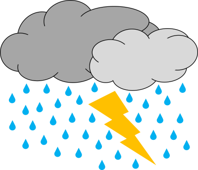 Clipart Thunderstorm Png PNG Images