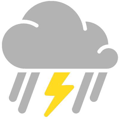 Simple Weather Icons Thunderstorm Png PNG Images