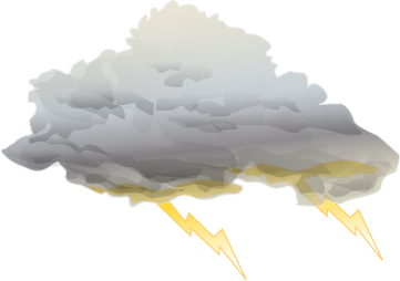 Watching The Clouds Thunderstorm Png PNG Images