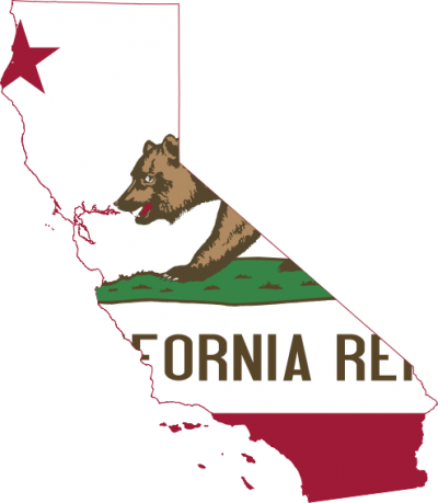 Flag Map Of California Png PNG Images