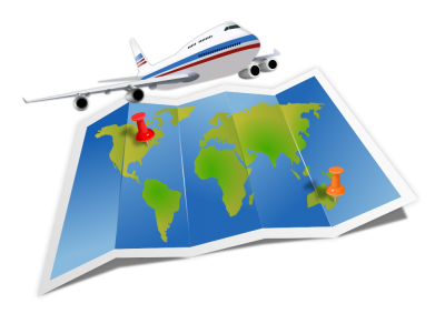 Travel Map, Airplane Png PNG Images