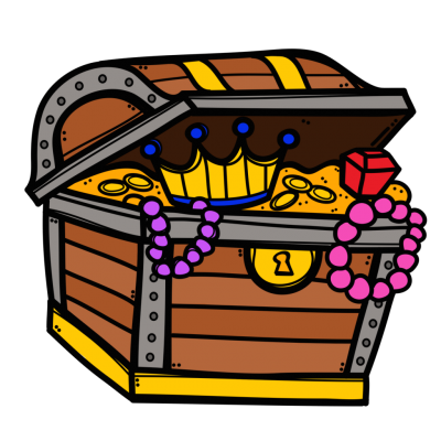 Cartoon, Chest, Coins, Gold, Jewel, Treasure Png PNG Images