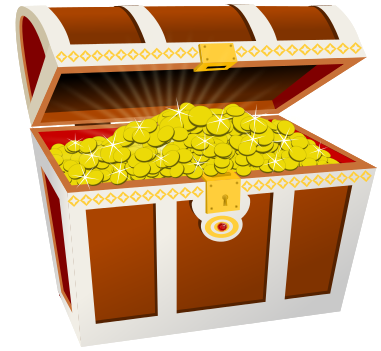 Treasure Chest Coins Pictures PNG Images