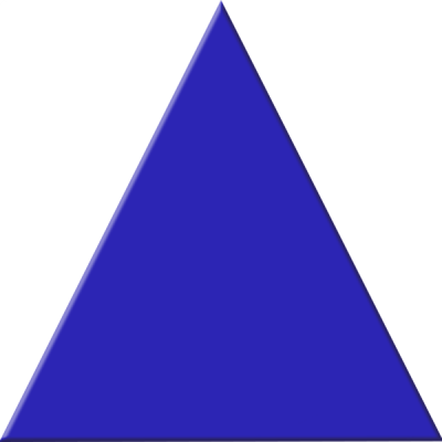 Triangle Blue Image PNG Images