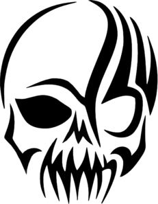 Tribal Skull Decal Clip Art At Pictures PNG Images