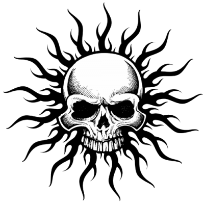 Tribal Skull Tattoos Logos Pictures PNG Images