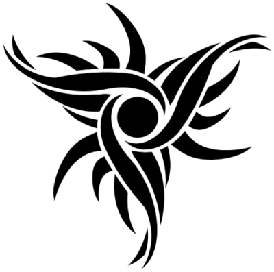 Tribal Sun Tattoos Design Png PNG Images