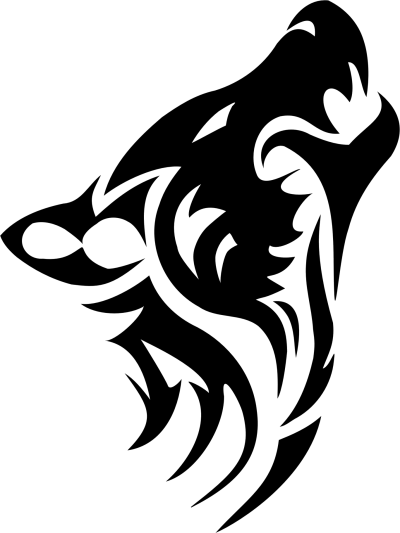 Wolf Tribal Tattoos Png Transparent Images PNG Images