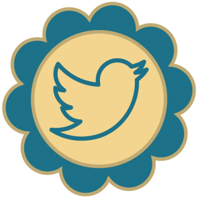 Twitter Retro Social Media Icons Png PNG Images