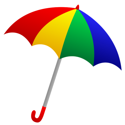 Umbrella Multi Colours Background PNG Images