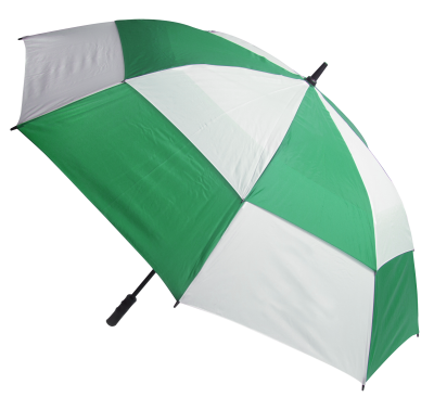 Umbrella Green And White Pattern PNG Images