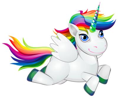 Cute Unicorn Free Download With Flying Wings PNG Images